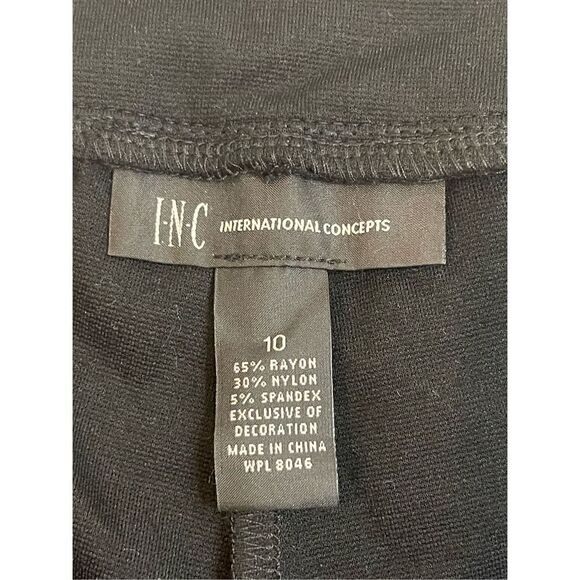 INC International Concepts black size 10 women’s pants - Picture 7 of 7